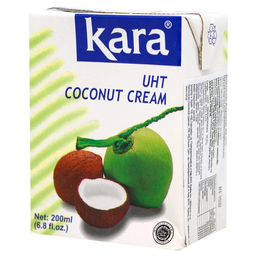 Вершки кокосові Kara натуральні пастеризовані 24%, 200 мл (585469)