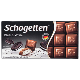 Шоколад молочний Schogetten Black&White, 100 г (901117)