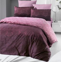 Комплект постельного белья Victoria Sateen Pandora Rose, 200х220, сатин, бордовый с розовым (2200000551726)