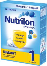 Суха молочна суміш Nutrilon Комфорт 1, 300 г