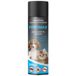 Шампунь для котят и щенков Fipromax против блох и клещей, 250 мл