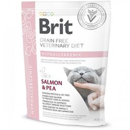 Сухой лечебный корм для кошек с аллергией Brit GF Veterinary Diets Cat Hypoallergenic, 0,4 кг