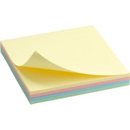 Блок паперу з клейким шаром Axent Delta 75x75 мм 100 аркушів, пастельні кольори (D3325-01)