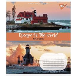 Набір зошитів загальних Yes Escape to the world, А5, в клітинку, 24 аркуша (766633)