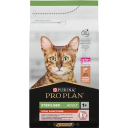 Сухой корм для взрослых стерилизованных кошек Purina Pro Plan Sterilised Adult 1+ Vital Functions с лососем 1.5 кг (12370357)