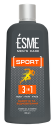 Гель-шампунь для душа Esme Sport, 400 мл