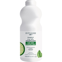Шампунь для нормальных и жирных волос Byphasse Family Fresh Delice, с лаймом и зеленым чаем, 750 мл (775206)