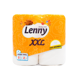 Паперові рушники Lenny XXL, двошарові, 2 рулони