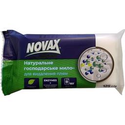 Мыло хозяйственное Novax натуральное для стирки и удаления пятен 72% 125 г