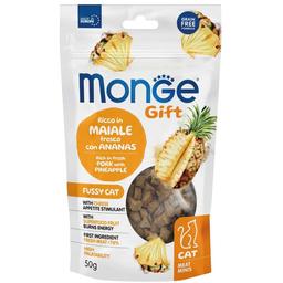 Лакомство для кошек Monge Gift Fussy Cat, свинина с ананасами, 50 г (70085168)