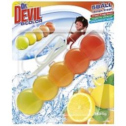 Туалетні кульки Dr.Devil Лимонна Свіжість, 35 г  