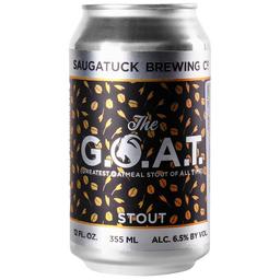 Пиво Saugatuck Brewing Co. The G.O.A.T. Stout, темне, 6,5%, з/б, 0,355 л (885976)