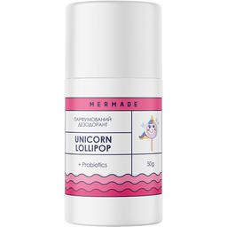 Парфумований дезодорант Mermade Unicorn Lolipop, з пробіотиком, 50 г