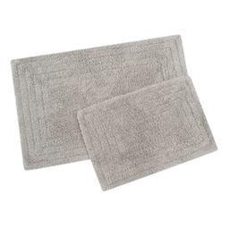 Набор ковриков Irya Bundi gri, 80х55 см и 60х40 см, серый (svt-2000022273602)