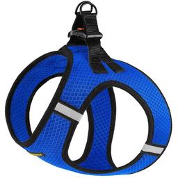 Шлейка для собак Bronzedog Mesh Vest, размер М, 42х47 см, синяя