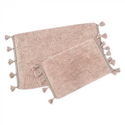 Набор ковриков Irya Janel pembe, 90х60 см и 60х40 см, светло-розовый (svt-2000022273824)