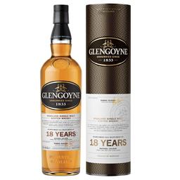Віскі Glengoyne Single Malt Scotch Whisky, 18 yo, в тубусе, 43%, 0,7 л
