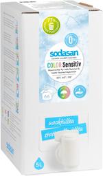 Рідкий органічний засіб для прання кольорових тканин Sodasan Color Sensitive, 5 л