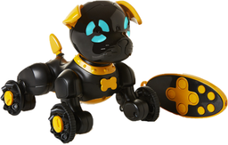 Интерактивная игрушка WowWee маленький щенок Чип, черный с желтым (W2804/3819)
