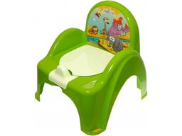 Горшок-стульчик Теga Сафари, с музыкой, зеленый (PO-041-125)