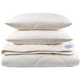 Ковдра з подушками Lotus Home Cotton Extra, євростандарт, молочна (svt-2000022304139)