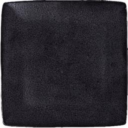 Тарелка D104 квадратная, 21,5 х 21,5 см, черная