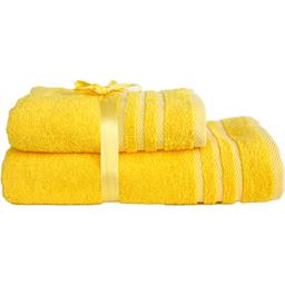 Набор полотенец Izzihome Rubin Stripe2 yellow, 50х90 см, 70х130 см, желтый (604118)