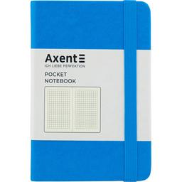 Книга записна Axent Partner A6- в клітинку 96 аркушів блакитна (8301-07-A)