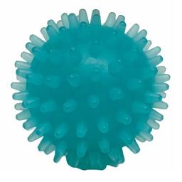 Игрушка для собак Fox Мяч с шипами, с ароматом ванили, 7,5 см, синяя