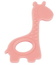 Прорезыватель для зубов Курносики Жираф, каучук, розовый (7048 роз)