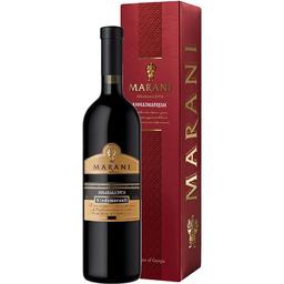 Вино Marani Kindzmarauli, червоне, напівсолодке, у подарунковій упаковці, 0,75 л
