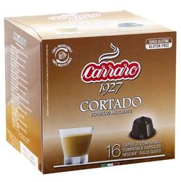 Кава в капсулах Carraro Dolce Gusto Cortado, 16 капсул