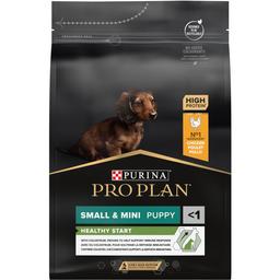 Сухой корм Purina Pro Plan Small & Mini Puppy <1 Healthy Start для щенков мелких пород с курицей 3 кг (12272132)