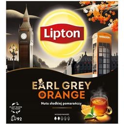 Чай чорний Lipton Earl Grey Orange, 128.8 г (92 шт. х 1.4 г) (923175)