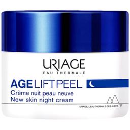 Нічний крем для обличчя Uriage Age Lift Peel New Skin, 50 мл
