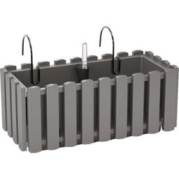 Балконный ящик Prosperplast Boardee Fencycase W навесной, 400 мм, серый (88642-405)