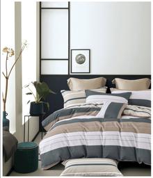Комплект постельного белья Ecotton, твил-сатин, двуспальный, 210х175 см (22258)