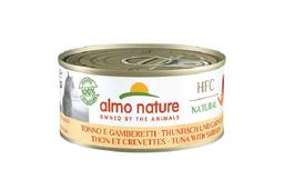 Влажный корм для кошек Almo Nature HFC Cat Natural, тунец и креветки, 70 г (9023H)