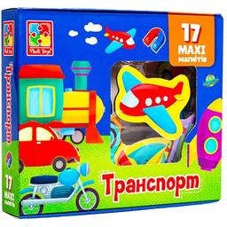 Набір магнітів Vladi Toys Транспорт, 17 шт. (VT3106-26)