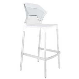 Барний стілець Papatya Ego-S, білий (430999)