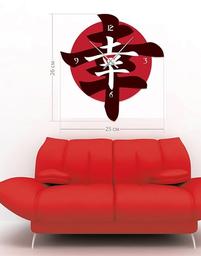 Настінний годинник Art-Life Collection, 25x26 см, червоний з чорним (1A-50-25x26_c_pr)