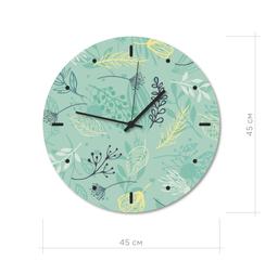Настенные часы Art-Life Collection, 45x45 см, зеленый (1 Pvh 25 45x45)
