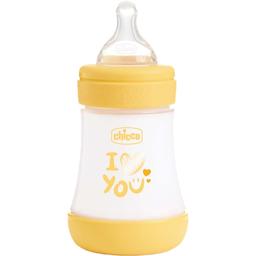 Пляшка для годування Chicco Perfect 5 Love пластикова із силіконовою соскою 150 мл (20211.31.40)