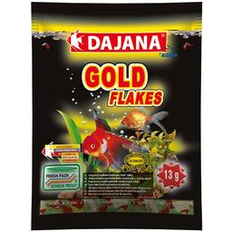 Корм Dajana Gold Flakes для золотых рыбок и декоративных карасей 13 г