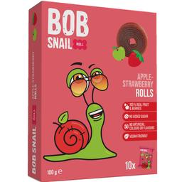 Фруктові яблучно-полуничні цукерки Bob Snail 100 г (10 шт. х 10 г)