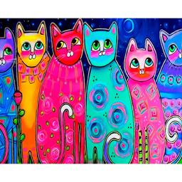 Алмазна мозаїка Santi Art cats, 40х50 см (954451)