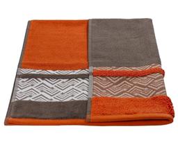 Полотенце Hobby Nazende, 140х70 см, оранжевый с коричневым (313774)