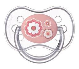 Силиконовая симметричная пустышка Canpol babies Newborn Baby 18+ мес., розовый (22/582_pin)