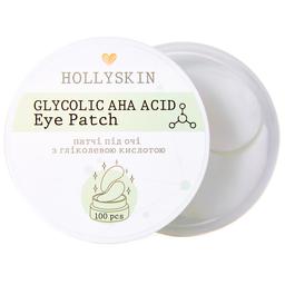 Патчі під очі Hollyskin Glycolic AHA Acid Eye Patch, 100 шт.