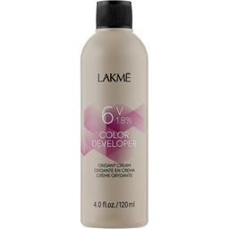 Крем-окислитель для волос Lakme Color Developer 6V, 120 мл